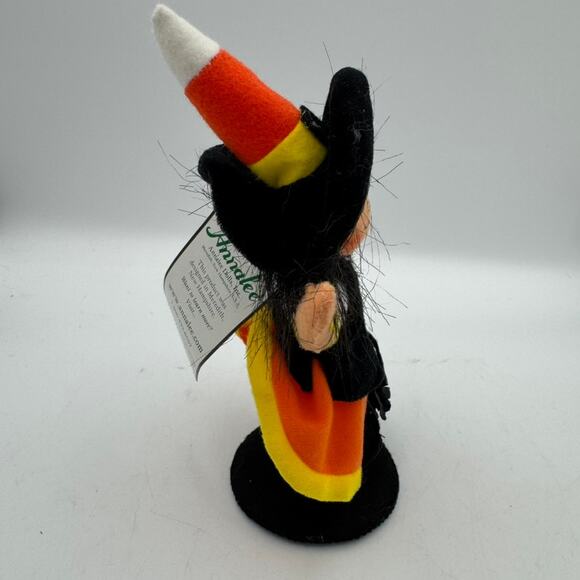 Annalee 6in Candy Corn Witch Kid Halloween Doll Decoration Figurine NWT - Picture 4 of 7